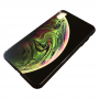 Чехол Glass Case для iPhone Xr green