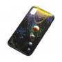 Чехол для iPhone Xr glass Галактика