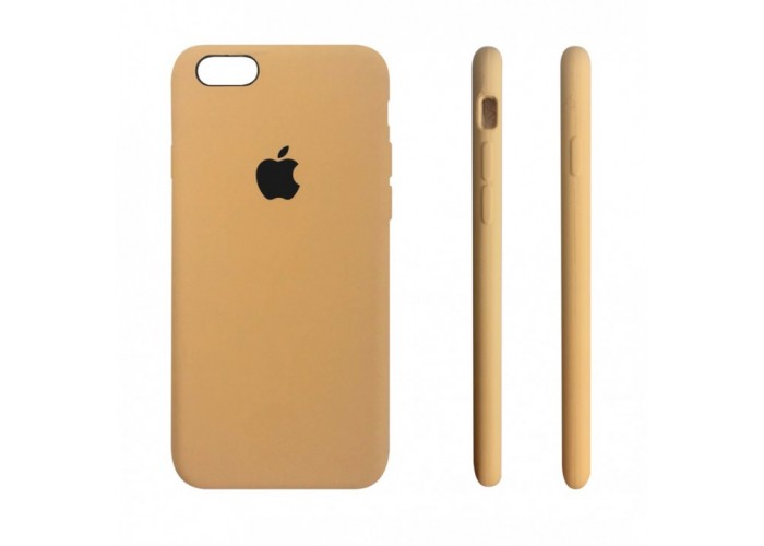 Силиконовый чехол Apple Silicone case Mustard Beige для iPhone 6 Plus /6s Plus (копия)