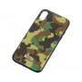 Чехол для iPhone X / Xs Kajsa Military зеленый