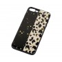 Чехол для iPhone 7 Plus / 8 Plus Leo Confetti "черно розовый леопард"