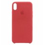 Стильный чехол Alcantara Cover Red (красный) для iPhone Xs Max