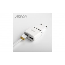 Зарядное устройство ASPOR adapter 2.4a ( Lightning в комплекте )