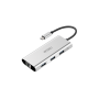 Переходник WiWU A430R Type-C на USB Серебристый