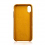 Чехол Jisoncase для iPhone X / Xs Leather Light Brown