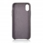 Чехол Jisoncase для iPhone X / Xs Leather Gray