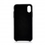 Чехол Jisoncase для iPhone X / Xs Leather Light Black