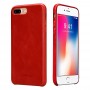 Чехол Jisoncase для iPhone 8 Plus/7 Plus Leather Red