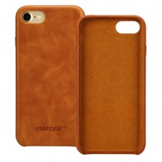 Чехол Jisoncase для iPhone 8/7 Leather Brown