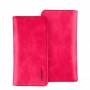 Чехол-кошелек Jisoncase для iPhone универсальный Leather Rose