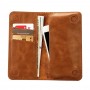 Чехол-кошелек Jisoncase для iPhone универсальный Leather Brown