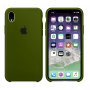 Силиконовый чехол Apple Silicone Case Virid (Темно-зеленый) для iPhone XR