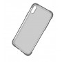 Силиконовый черно-прозрачный чехол Hoco для iPhone Xs Max