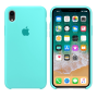 Силиконовый чехол Apple Silicone Case Sea Blue для iPhone Xr