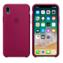 Силиконовый чехол Apple Silicone Case Rose Red для iPhone Xr
