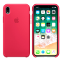 Силиконовый чехол Apple Silicone Case Red Raspberry для iPhone Xr
