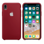 Силиконовый чехол Apple Silicone Case Deep Red для iPhone Xr