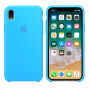 Силиконовый чехол Apple Silicone Case Blue для iPhone Xr