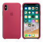 Силиконовый чехол Apple Silicone Case Camelia для iPhone Xs Max