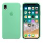 Силиконовый чехол Apple Silicone Case Spearmint для iPhone Xr