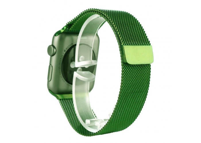 Ремешок для Apple Watch Milanese loop 38/42мм Зеленый