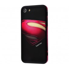 Чехол для iPhone 7/8 Glass "Superman"