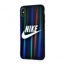 Чехол для iPhone X / XS Benzo "Nike" черный