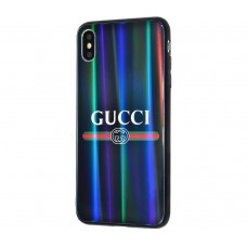 Чехол для iPhone X / XS Benzo "Gucci" черный