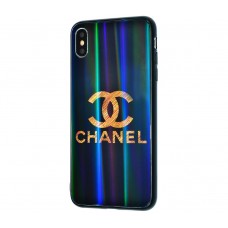 Чехол для iPhone X / XS Benzo "Chanel" черный