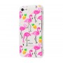Силиконовый чехол для iPhone 7/8 Lovely "Фламинго"