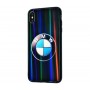 Чехол для iPhone X / XS Benzo "BMW" черный