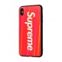 Чехол для iPhone X / XS Benzo "Supreme" красный
