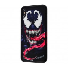Чехол для iPhone X / XS Glass "Venom"
