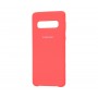 Силиконовый чехол для Samsung Galaxy S10 Silky Ярко-розовый