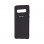 Силиконовый чехол для Samsung Galaxy S10 Silky Черный