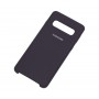 Силиконовый чехол для Samsung Galaxy S10 Silky Темно-серый