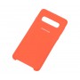 Силиконовый чехол для Samsung Galaxy S10 Silky Оранжевый