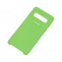 Силиконовый чехол для Samsung Galaxy S10 Silky Зеленый