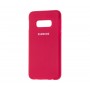 Силиконовый чехол для Samsung Galaxy S10E Розово-красный