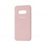 Силиконовый чехол для Samsung Galaxy S10E Бледно-розовый