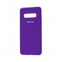 Силиконовый чехол для Samsung Galaxy S10+ Фиолетовый