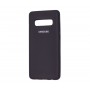 Силиконовый чехол для Samsung Galaxy S10+ Черный