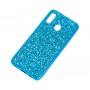 Чехол для Samsung Galaxy A30 Shining Sparkles с блестками синий