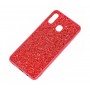 Чехол для Samsung Galaxy A30 Shining Sparkles с блестками красный