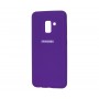 Чехол для Samsung Galaxy A8 2018 Silicone Full Фиолетовый