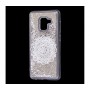 Чехол для Samsung Galaxy A8 2018 блестки вода "Мандала"