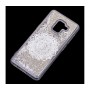 Чехол для Samsung Galaxy A8 2018 блестки вода "Мандала"