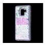 Чехол для Samsung Galaxy A8 2018 блестки вода "Girl"