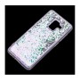 Чехол для Samsung Galaxy A8 2018 блестки вода "Геометрия"