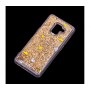 Чехол для Samsung Galaxy A8 2018 блестки вода "Корона"
